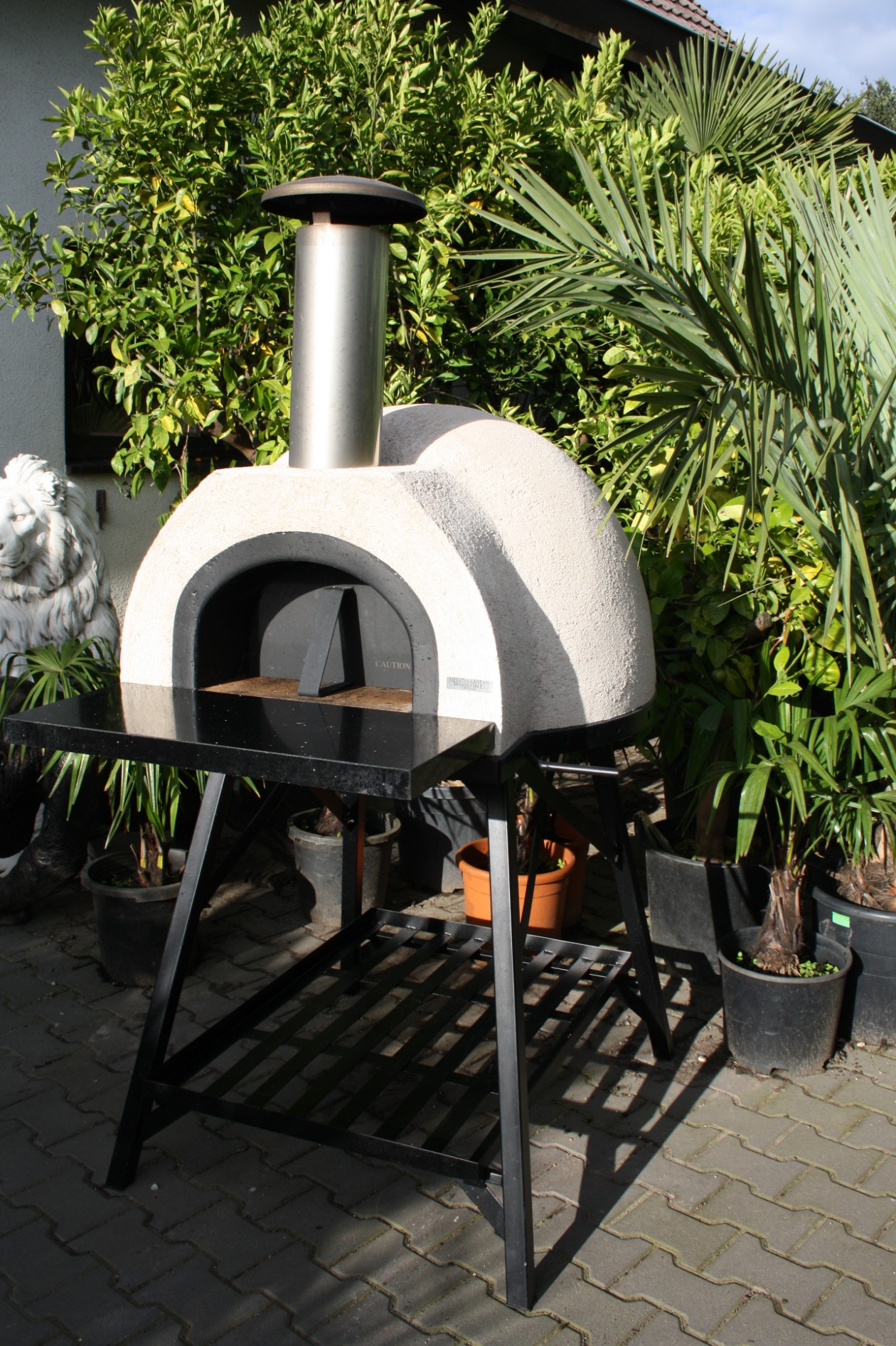 Pizza oven buitenkoken tuin Wonen.nl